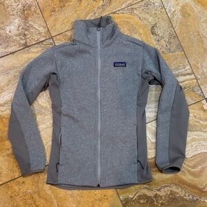 Patagonia Heather Gray Full-Zip Jacket size XS